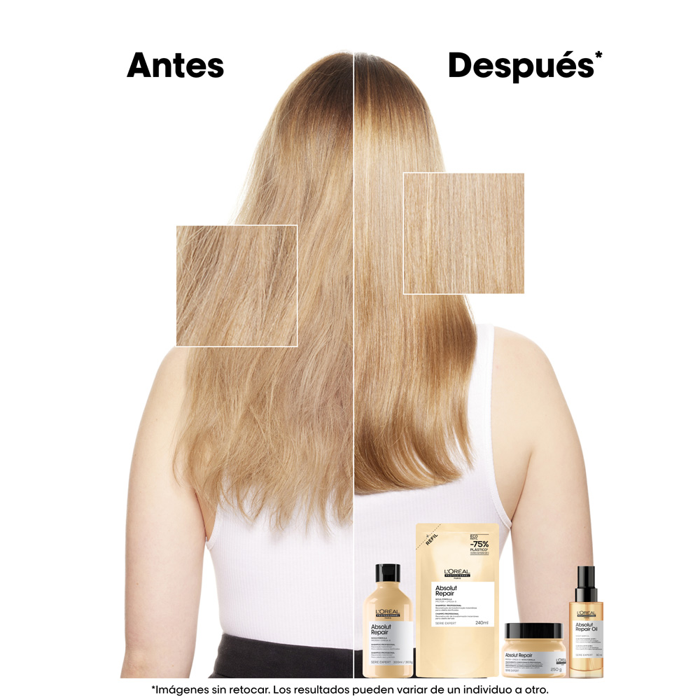 SHAMPOO REFILL L'OR&Eacute;AL PROFESSIONNEL ABSOLUT REPAIR (REFILL DE SHAMPOO PARA CABELLO DA&Ntilde;ADO)